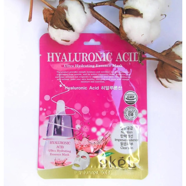 Тканевая маска EKEL Ultra Hydrating Essence Mask Pack Hyaluronic Acid, фото 3 Тканевая маска EKEL Ultra Hydrating Essence Mask Pack Hyaluronic Acid, фото 3